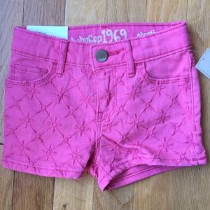 NWT Gap Kids Coral Shortie Shorts size 3